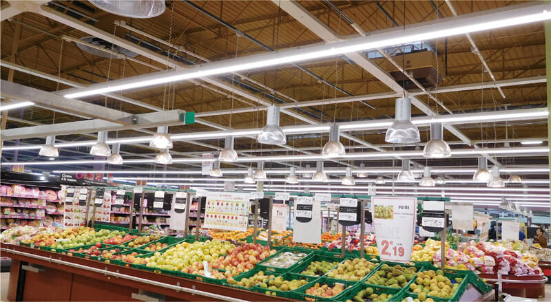 supermarket ceiling lights